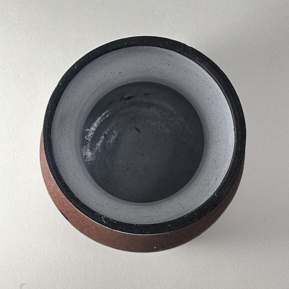 Studio Art Pottery Vase 4.5" Tall MCM Rustic Primitive - Picture 6 of 9